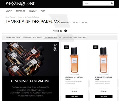 yves saint laurent website|yves st laurent fragrances.